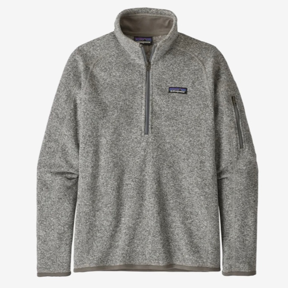 Gray Patagonia Fleece Quarter Zip